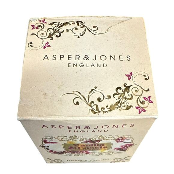 New Asper & Jones England Vanilla & Cassis Luxury Candle - Picture 4 of 5